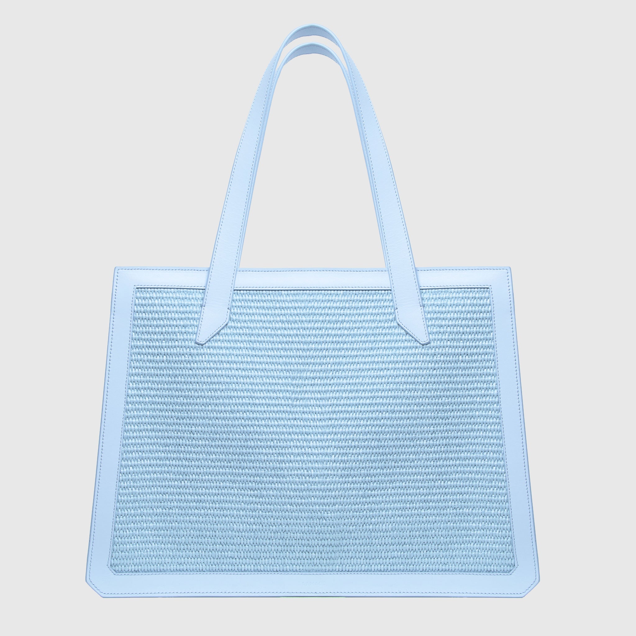 BEATRIX TOTE BAG GRANDE AZZURRA