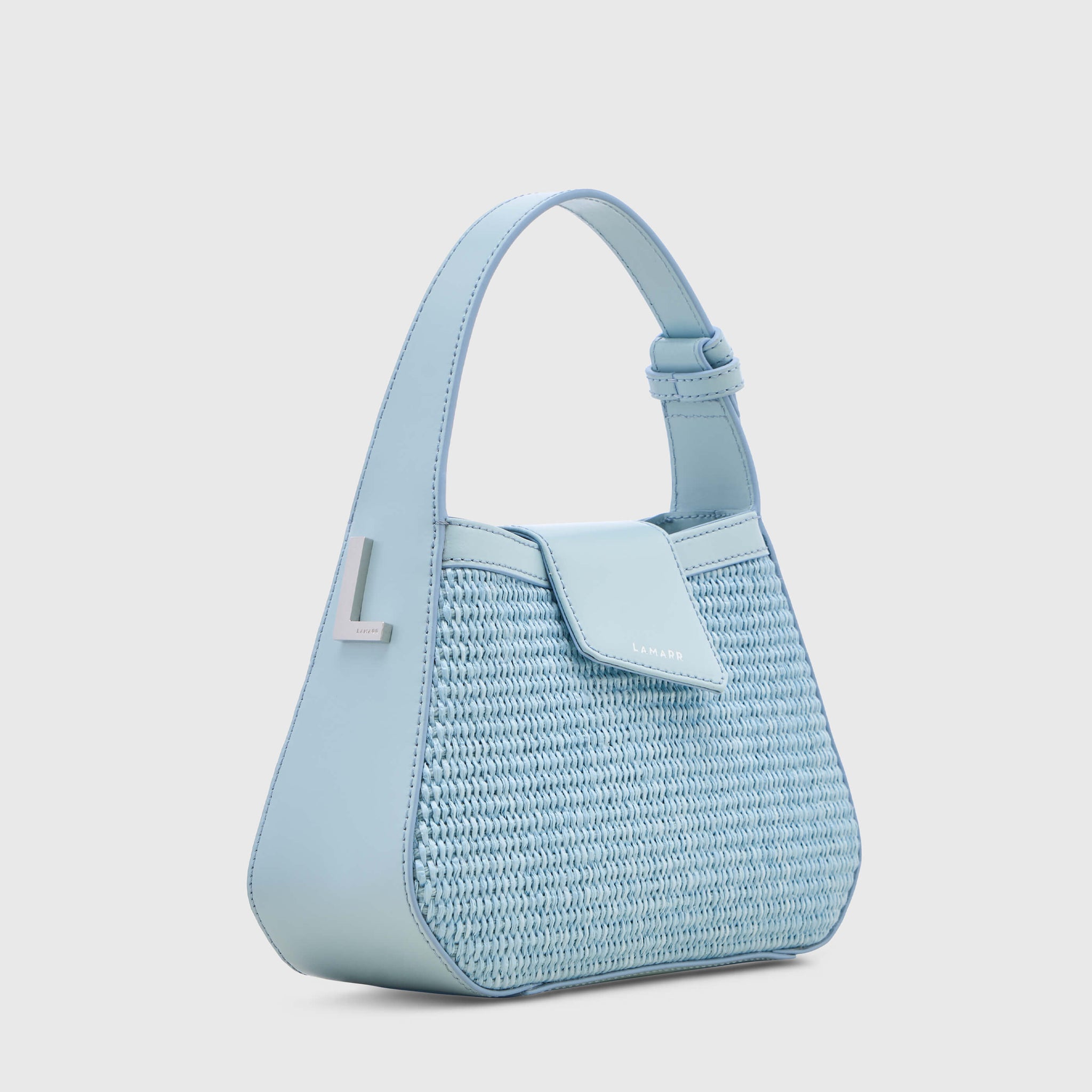 TEANÒ HOBO BAG PICCOLA AZZURRA