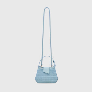 TEANÒ HOBO BAG PICCOLA AZZURRA