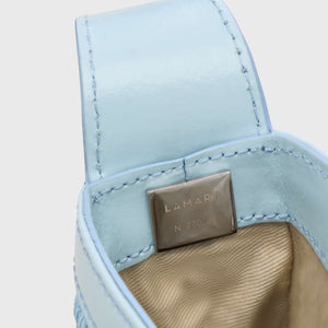 TEANÒ HOBO BAG PICCOLA AZZURRA