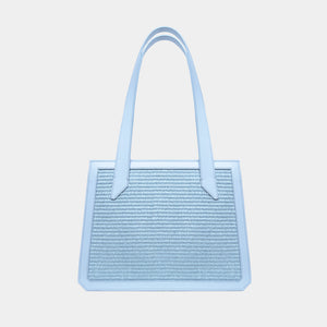 BEATRIX TOTE BAG PICCOLA AZZURRA